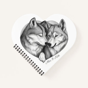 Wolf Couple Notebook