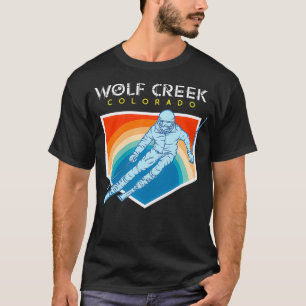 Wolf Creek, Colorado  USA Ski Resort 1980s Retro 2 T-Shirt