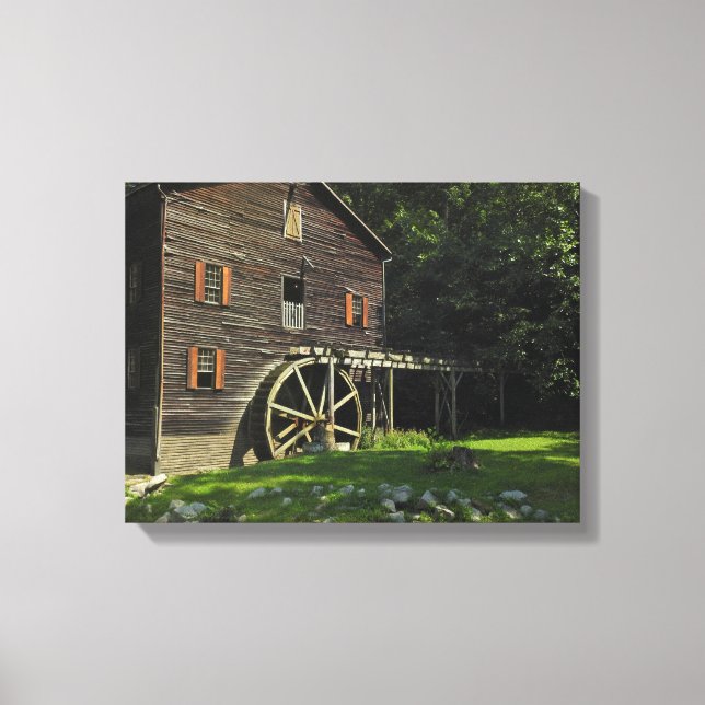 Wolf Creek Grist Mill Canvas Print (Front)