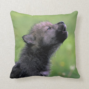 Wolf Cub Howling Cushion