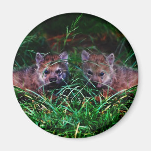 Wolf Cubs Magnet