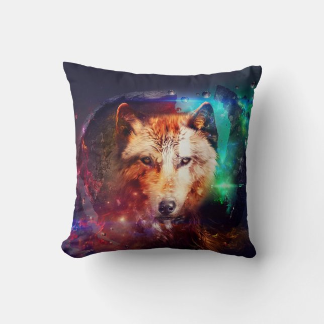 Wolf Cushion (Front)