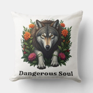 Wolf Dangerous Soul Cushion