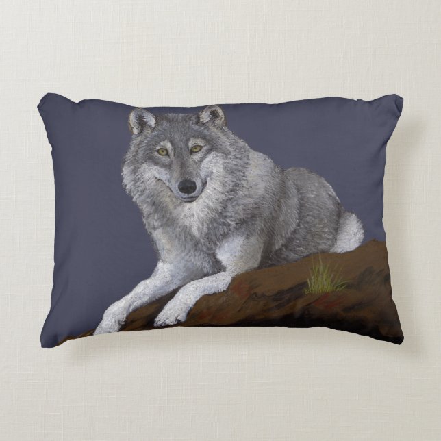 Wolf Decorative Cushion (Front)