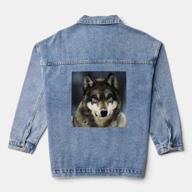 Wolf Denim Jacket (Back)