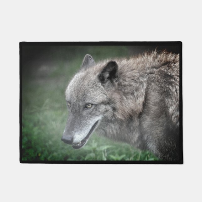 Wolf Door Mat (Front)