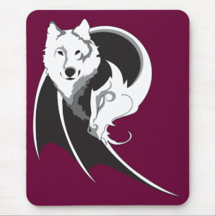 Wolf & Dragon Mousepad