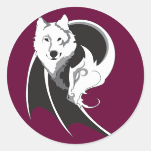 Wolf & Dragon Stickers