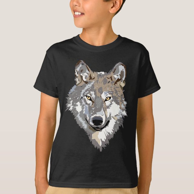 Wolf drawing t-shirt (Front)