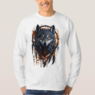 Wolf Dream Catcher T-Shirt