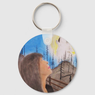 Wolf Dreamer Key Ring
