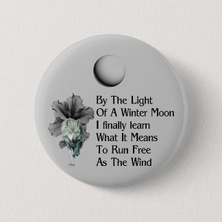 Wolf Dreams 6 Cm Round Badge