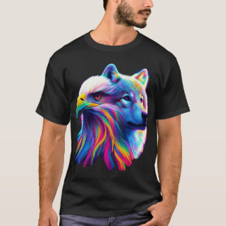 wolf,eagle,portrait T-Shirt