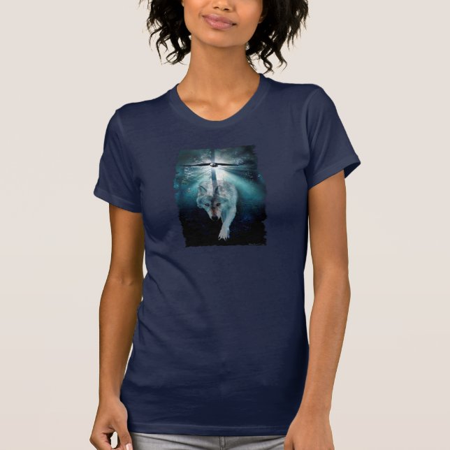WOLF & EAGLE Wildlife Supporter T-Shirt Collection (Front)