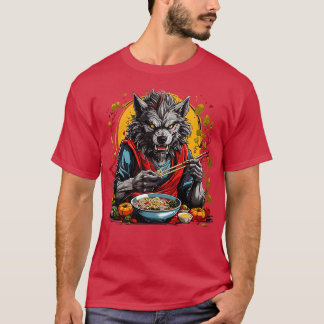 Wolf Eat A Ramen 1 T-Shirt