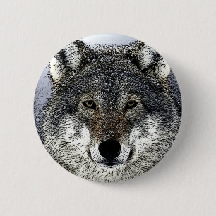 Wolf Eyes 6 Cm Round Badge