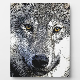Wolf Eyes Artwork Plaque