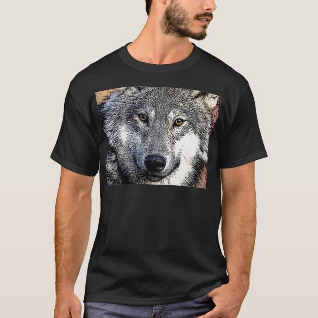 Wolf Eyes Artwork T-Shirt (Front)