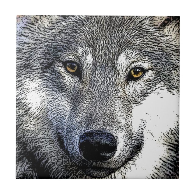 Wolf Eyes Artwork Tile (Front)