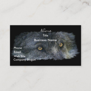 WOLF EYES Business Card or Profile Card