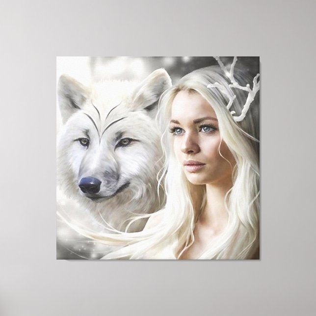 Wolf Eyes  Canvas Print (Front)