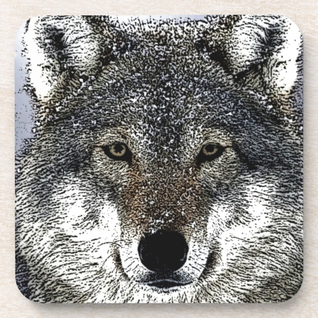 Wolf Eyes Coaster (Front)