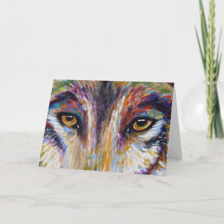 Wolf Eyes Greeting Card