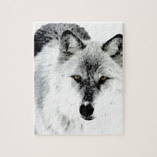 Wolf Eyes Jigsaw Puzzle