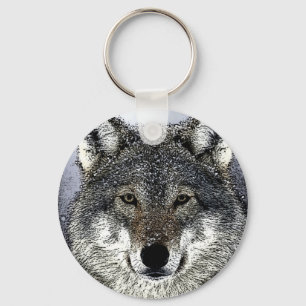 Wolf Eyes Key Ring