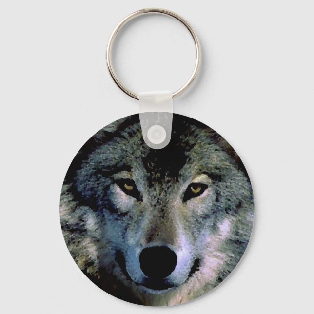 Wolf Eyes Keychain (Front)