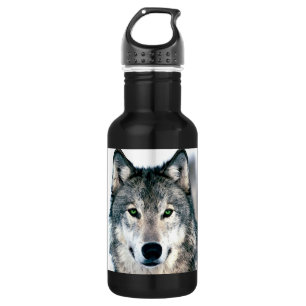 Wolf Eyes wild nature animal Print 532 Ml Water Bottle
