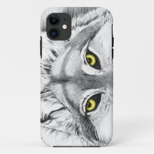 Wolf Eyes (yellow eyes) iPhone 11 Case