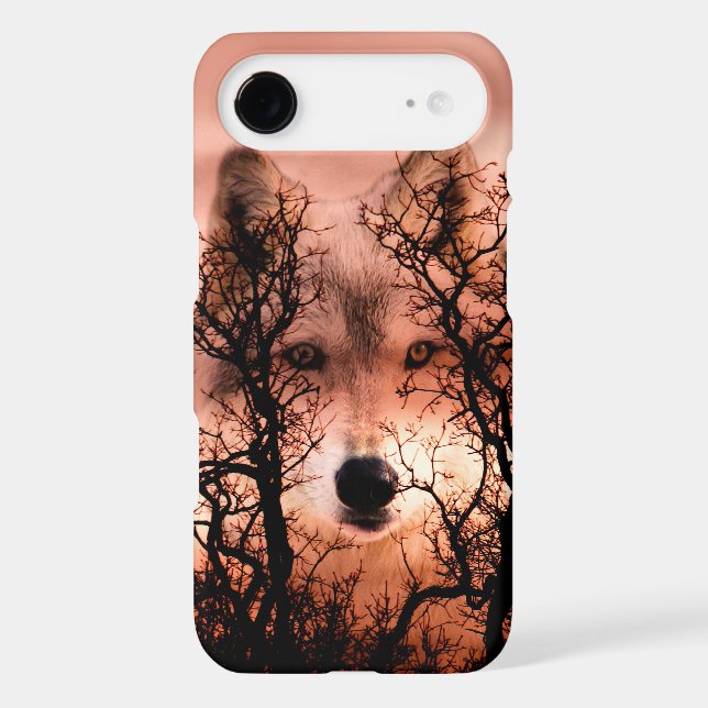 Wolf face Case-Mate iPhone case (Back)
