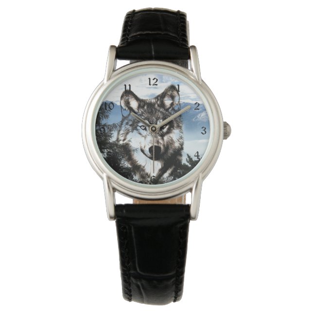 Wolf face watch (Front)