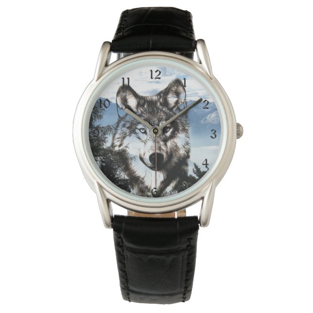 Wolf face watch (Front)