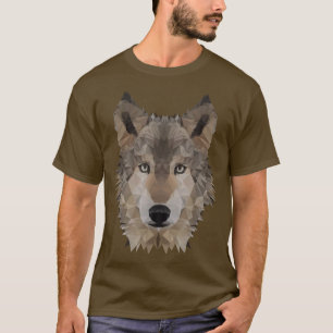 Wolf Fairy Tale Wolves Leitwolf Wolves Polygon T-Shirt