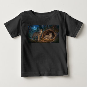 Wolf Family Baby T-Shirt