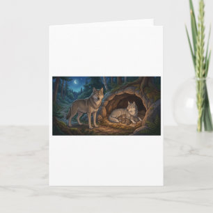 Wolf Family Holiday Card