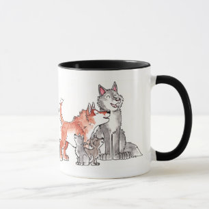 Wolf Family Mug