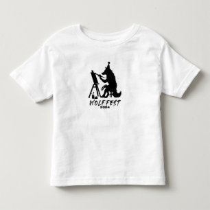 Wolf Fest 2024 Toddler Tee Design Front