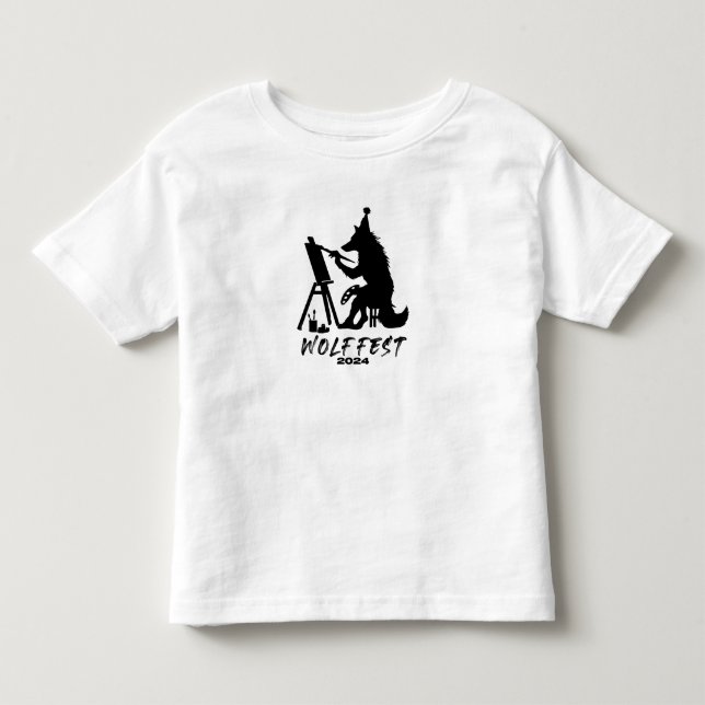Wolf Fest 2024 Toddler Tee Design Front  (Front)