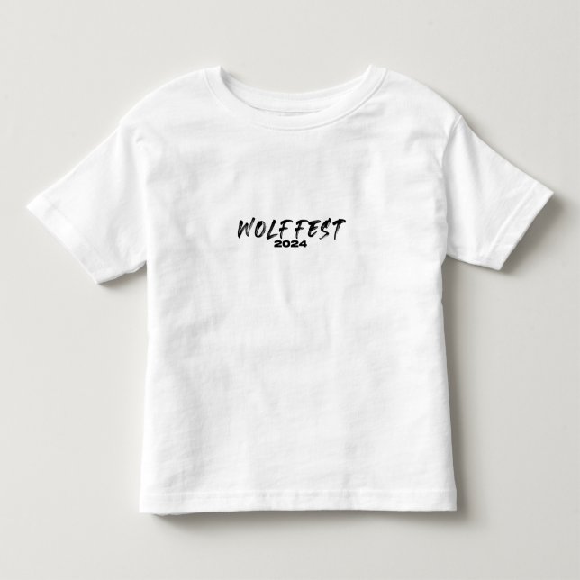 Wolf Fest 2024 Toddler Tee Front Logo  (Front)