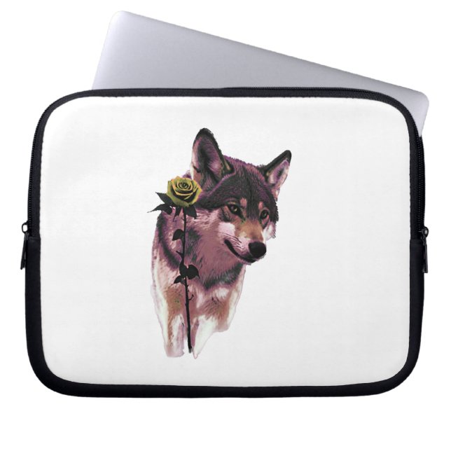 Wolf Five: Laptop Sleeve (Front)