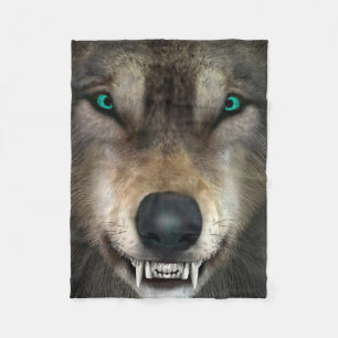 Wolf Fleece Blanket