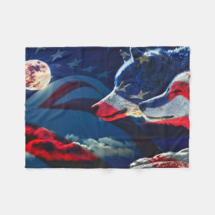 Wolf Fleece Blanket