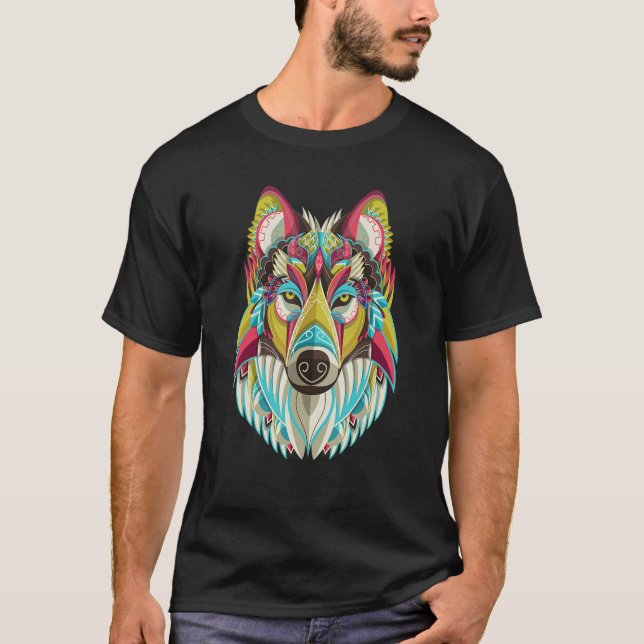 Wolf  For Men Wolf  Wolf  Women Wolf Moon T-Shirt (Front)