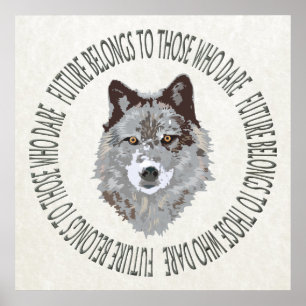 wolf future who dare poster