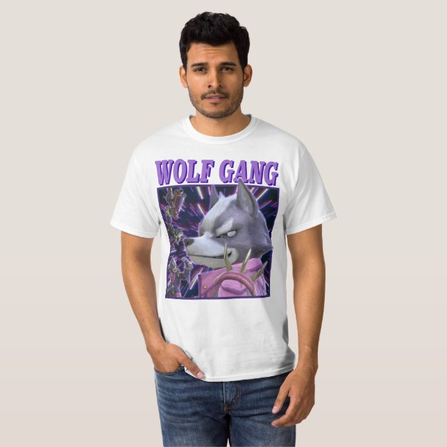 Wolf Gang - Super Smash Bros Ultimate T-Shirt (Front Full)