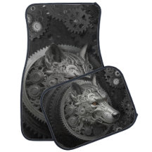 Wolf gears, car, mats, design, style