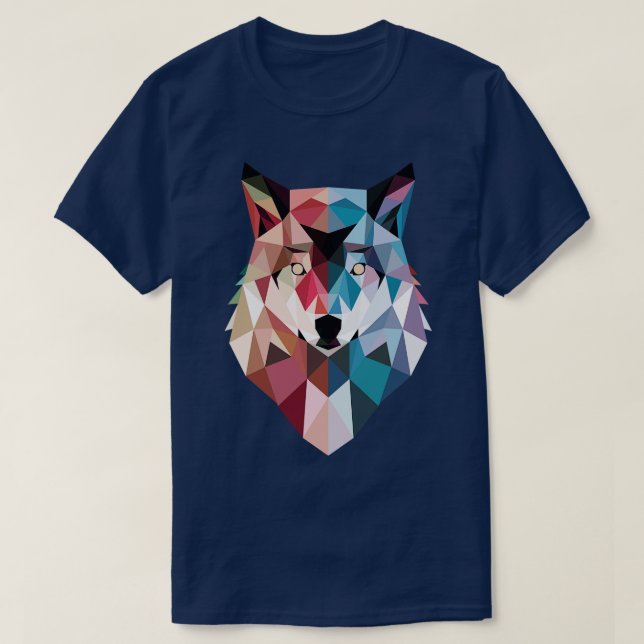 Wolf GeoWolf T-Shirt (Design Front)